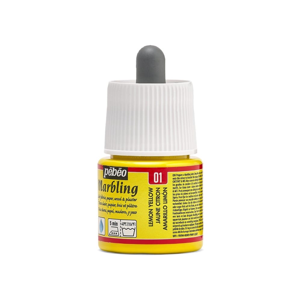 Pebeo Ebru Boyası 45 ml Lemon Yellow 130-001 - Görsel 2