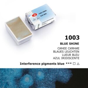St. Petersburg White Nights Extra-Fine Tam Tablet Artist Sulu Boya Blue Shine 1003