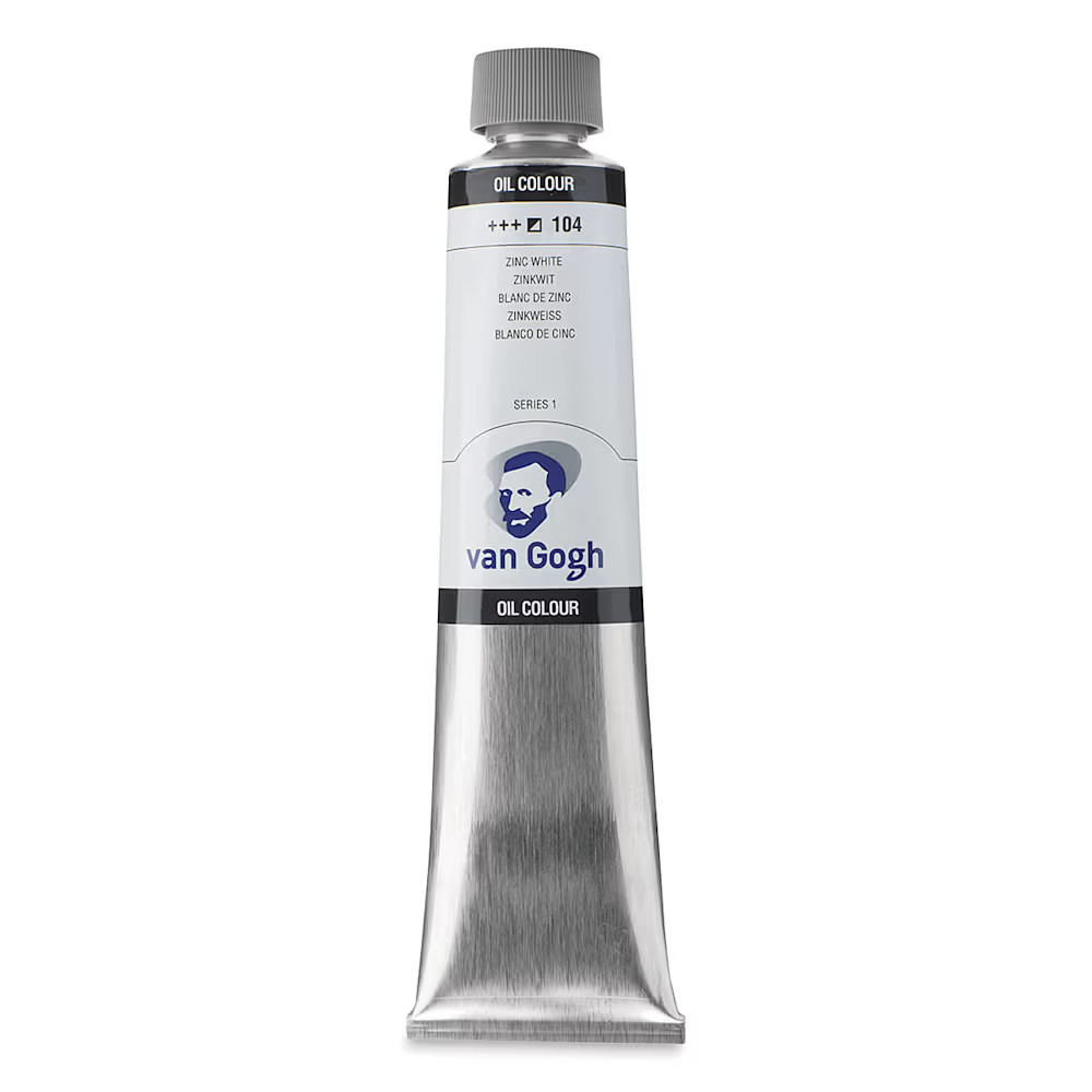 Talens Van Gogh Yağlı Boya 200 ml Seri 1 104 Zinc White (Safflower Oil)