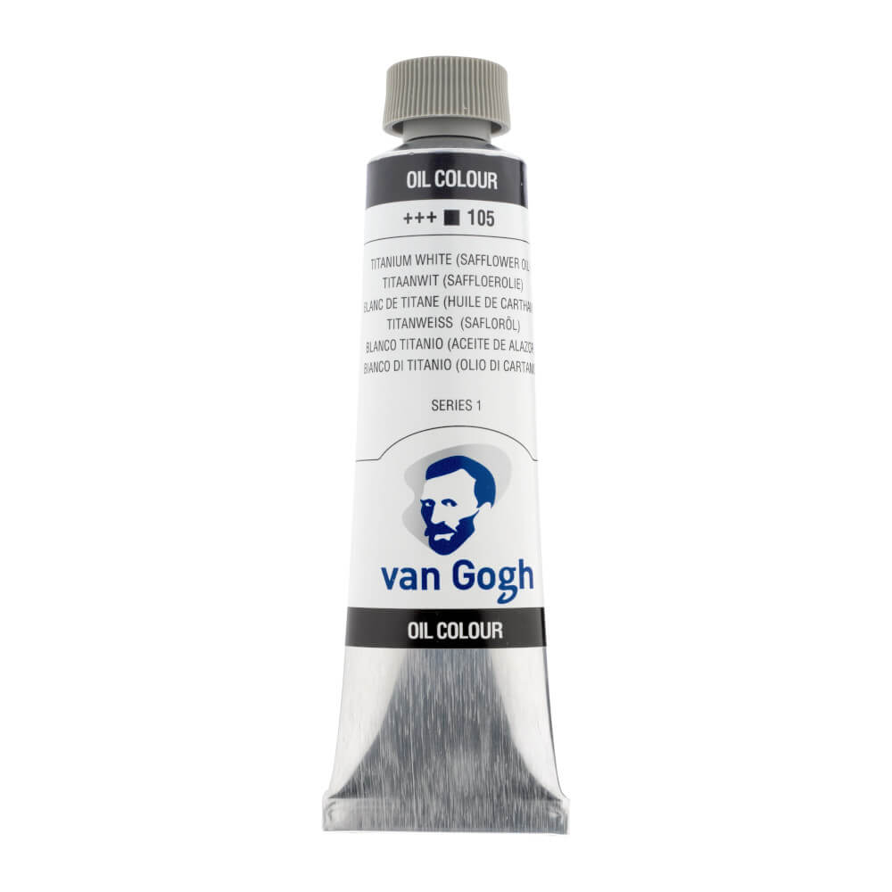 Talens Van Gogh Yağlı Boya 40 ml Seri 1 105 Titanium White (Safflower Oil)