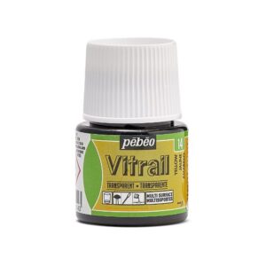 Pebeo Vitrail Transparan Cam Boyası 45 ml Yellow 14