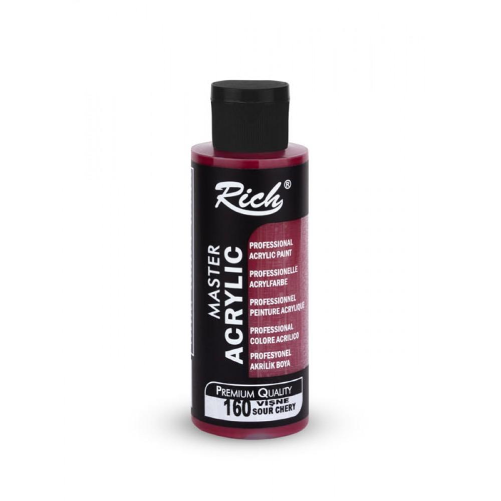 Rich Master Akrilik Boya 120 ml Vişne 160