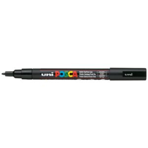 Uni Posca Pc-3M Su Bazlı Poster Marker 0.9 - 1.3 mm Black 24