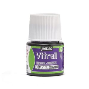 Pebeo Vitrail Transparan Cam Boyası 45 ml Violet 25