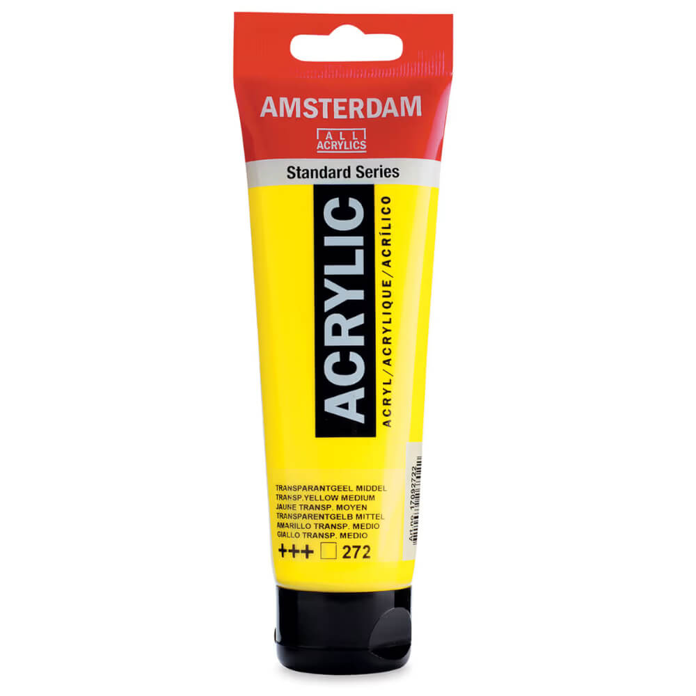 Amsterdam Standart Akrilik Boya 120 ml Transparent Yellow Medium 272