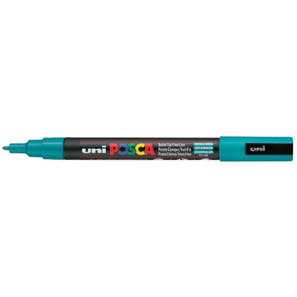Uni Posca Pc-3M Su Bazlı Poster Marker 0.9 - 1.3 mm Emerald Green 31