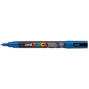 Uni Posca Pc-3M Su Bazlı Poster Marker 0.9 - 1.3 mm Blue 33