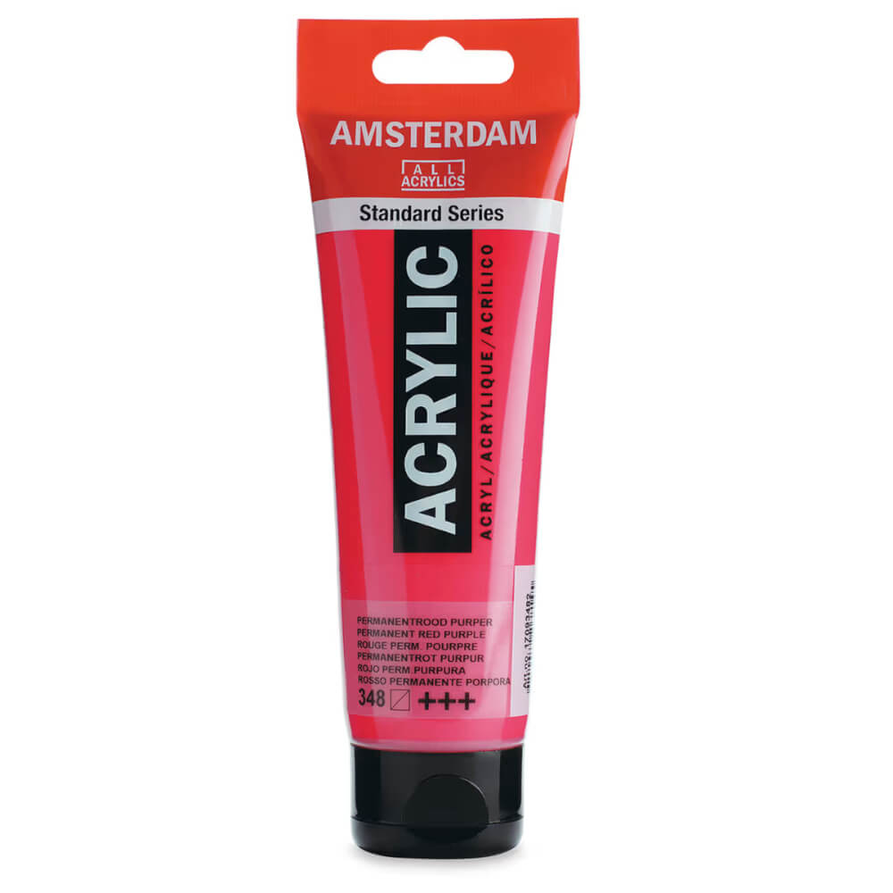 Amsterdam Standart Akrilik Boya 120 ml Permanent Red Purple 348