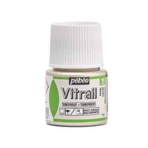 Pebeo Vitrail Transparan Cam Boyası 45 ml Pearl 39
