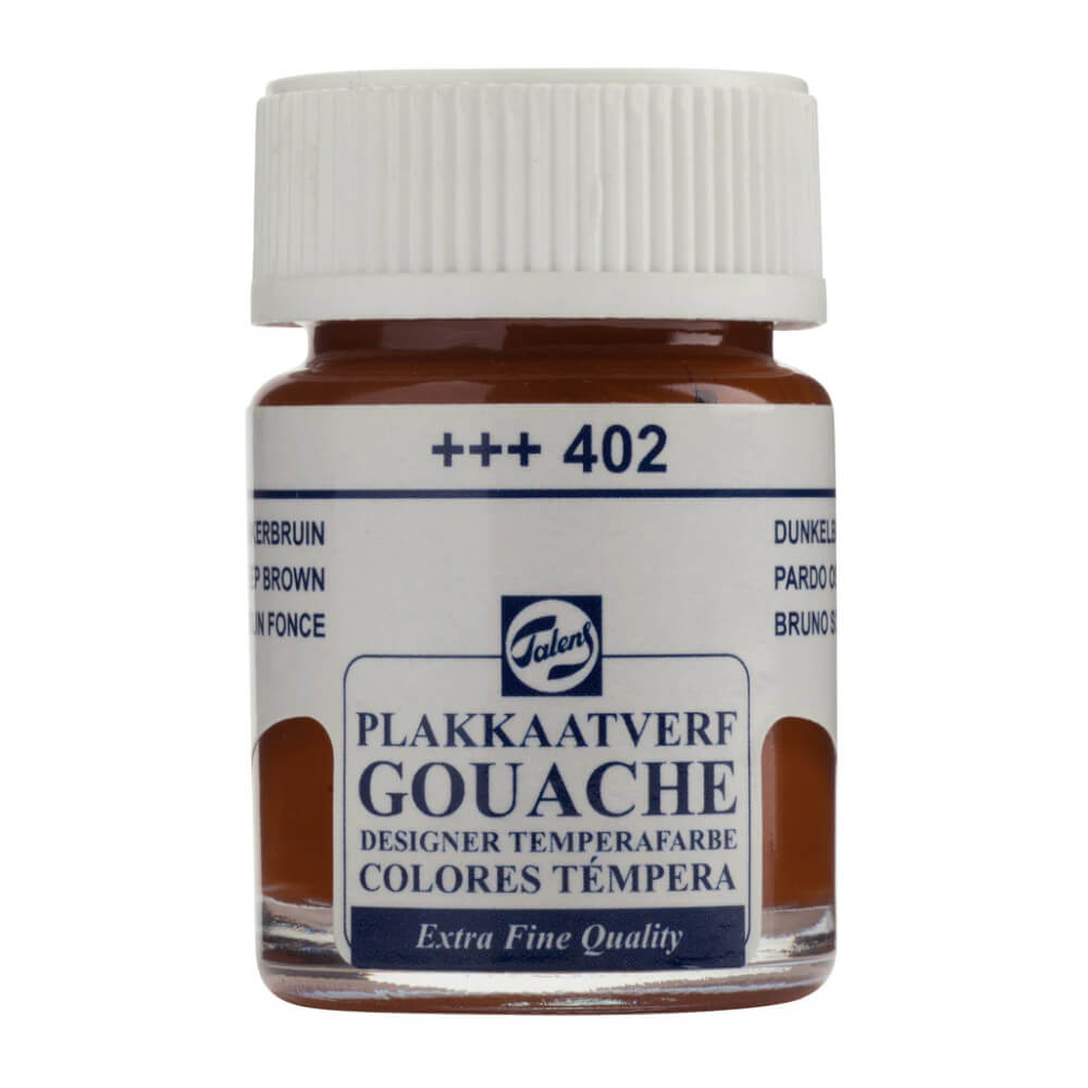 Talens Extra-Fine Designer Guaj Boya 16 ml Deep Brown 402