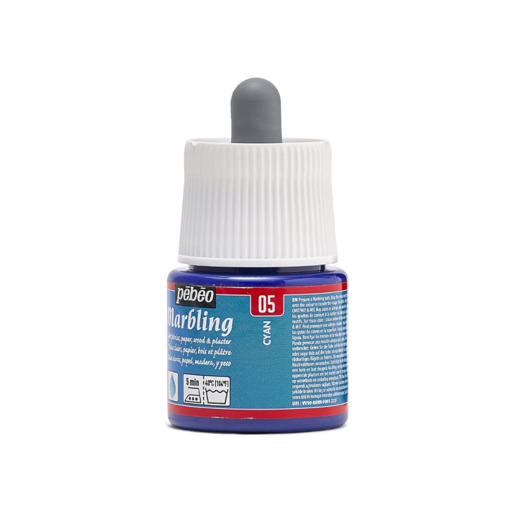 Pebeo Ebru Boyası 45 ml Cyan 130-005 - Görsel 2