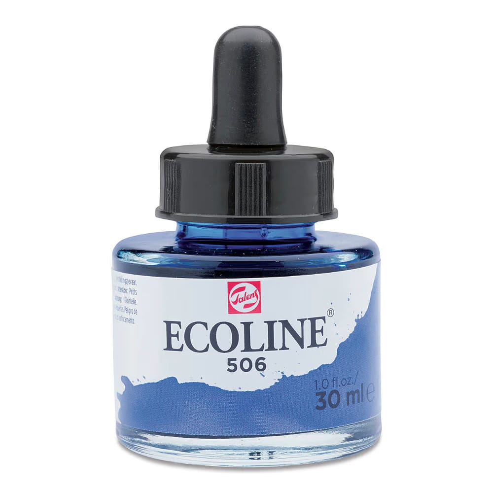 Ecoline Likit Sulu Boya Mürekkebi 30 ml Ultramarine Deep 506