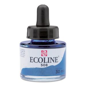 Ecoline Likit Sulu Boya Mürekkebi 30 ml Prussian Blue 508