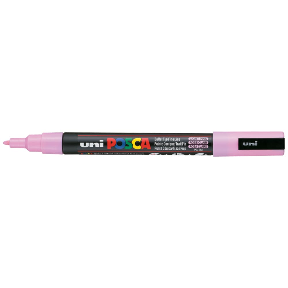 Uni Posca Pc-3M Su Bazlı Poster Marker 0.9 - 1.3 mm Light Pink 51