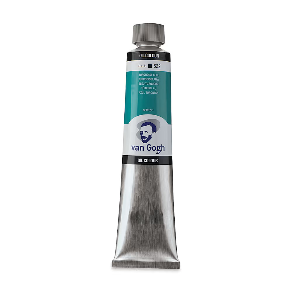 Talens Van Gogh Yağlı Boya 200 ml Seri 1 522 Turquoise Blue