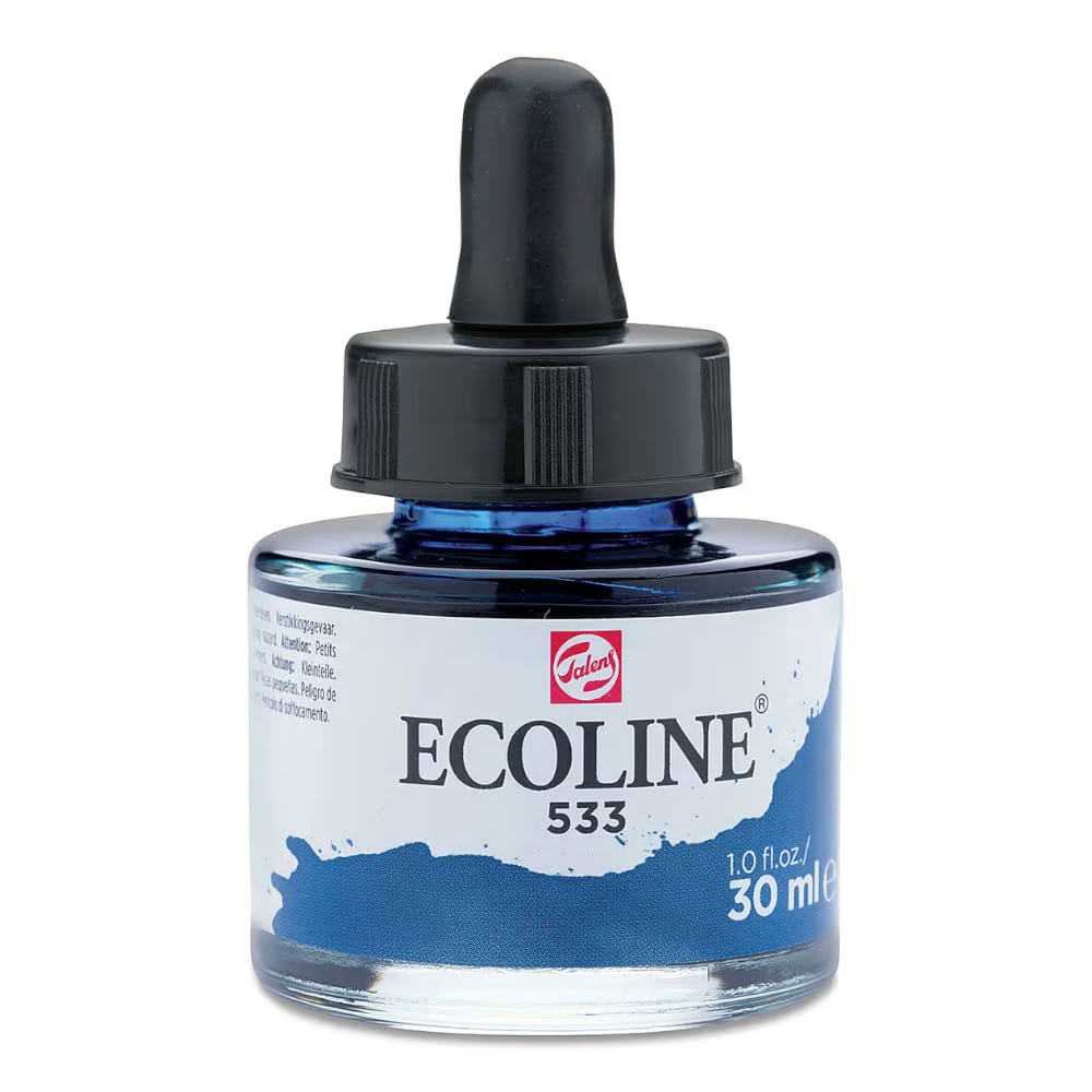 Ecoline Likit Sulu Boya Mürekkebi 30 ml Indigo 533