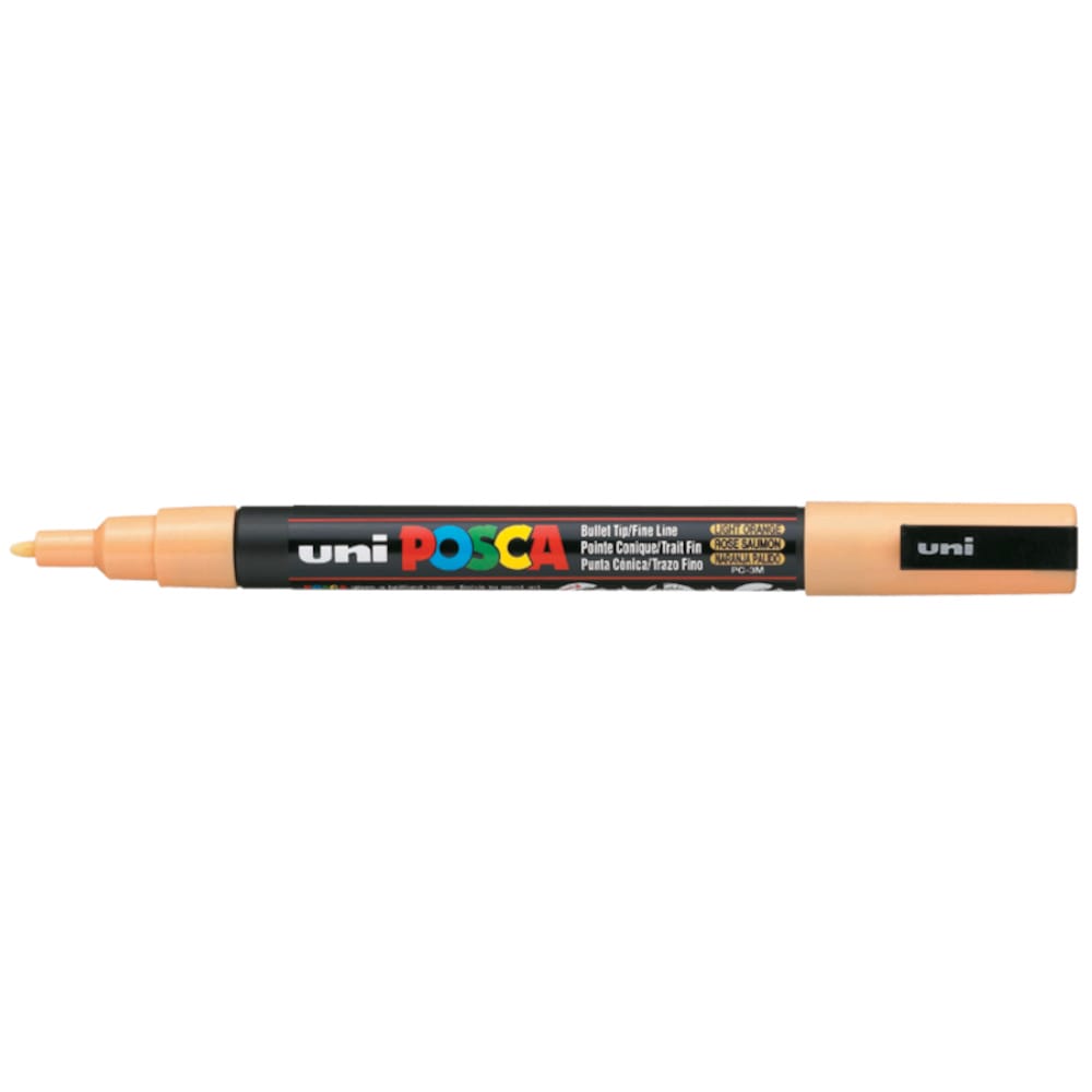 Uni Posca Pc-3M Su Bazlı Poster Marker 0.9 - 1.3 mm Light Orange 54