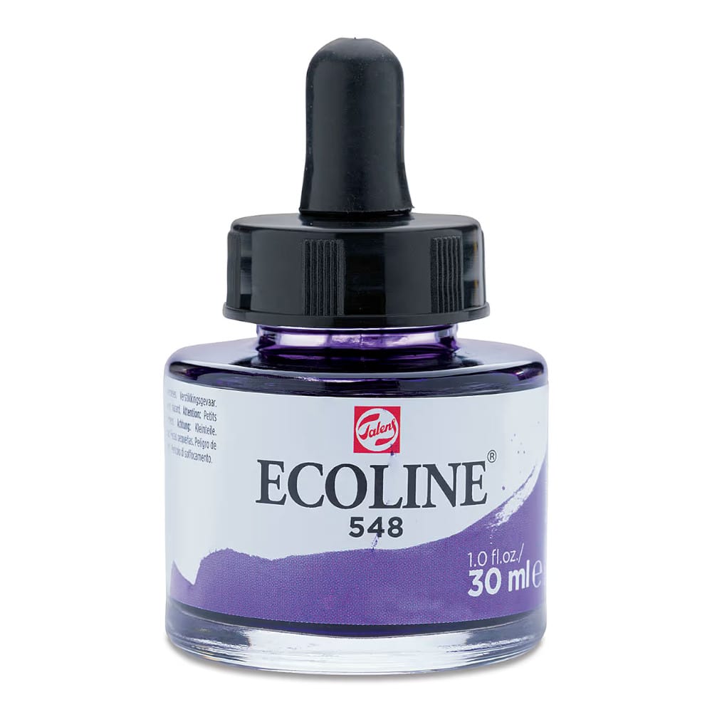 Ecoline Likit Sulu Boya Mürekkebi 30 ml Blue Violet 548