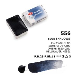 St. Petersburg White Nights Extra-Fine Tam Tablet Artist Sulu Boya Blue Shadows 556