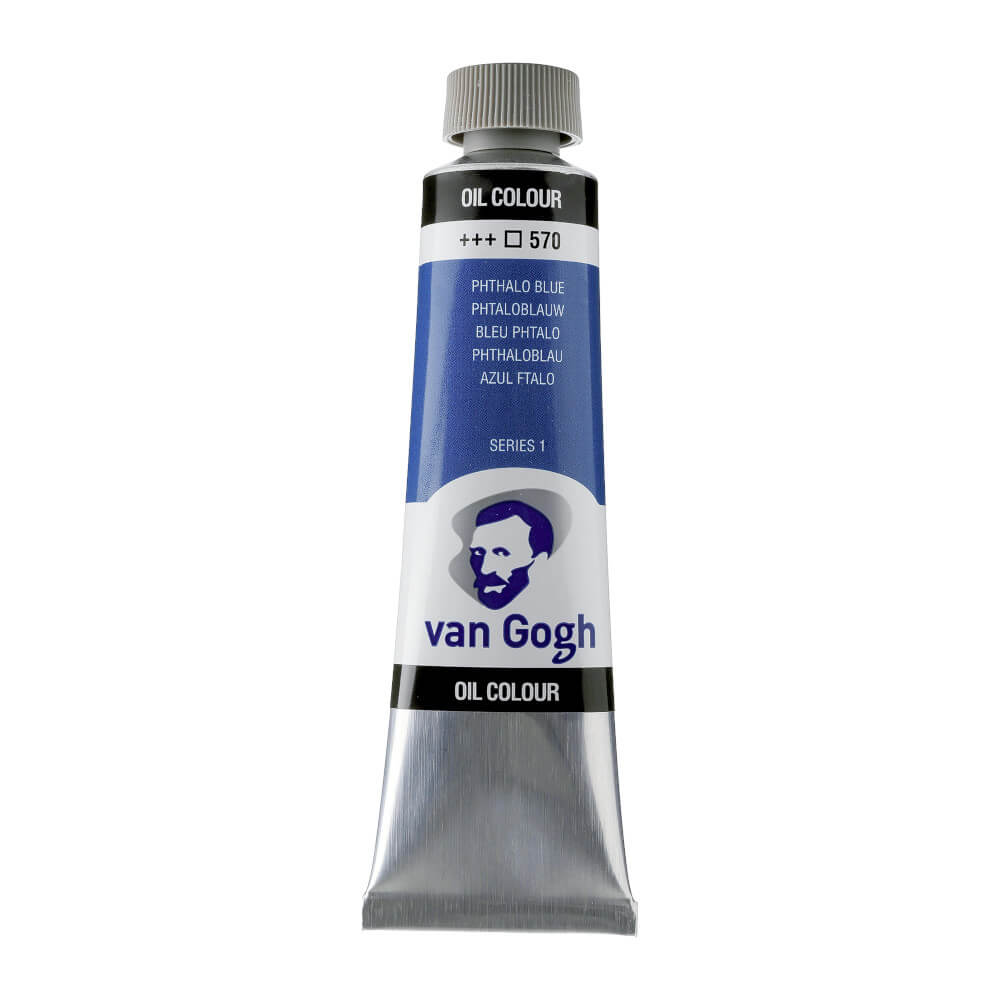 Talens Van Gogh Yağlı Boya 40 ml Seri 1 570 Phthalo Blue (Primary)