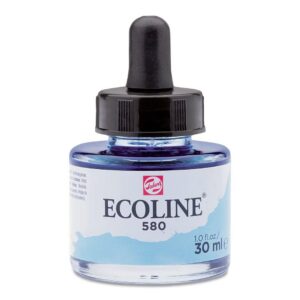 Ecoline Likit Sulu Boya Mürekkebi 30 ml Pastel Blue 580