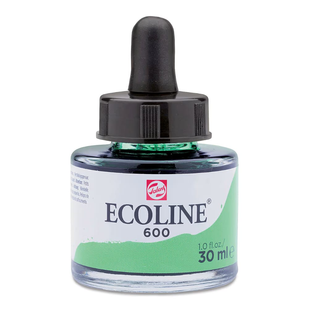 Ecoline Likit Sulu Boya Mürekkebi 30 ml Green 600