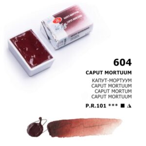 St. Petersburg White Nights Extra-Fine Tam Tablet Artist Sulu Boya Caput Mortuum 604