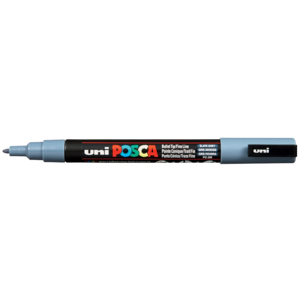 Uni Posca Pc-3M Su Bazlı Poster Marker 0.9 - 1.3 mm Slate Grey 61
