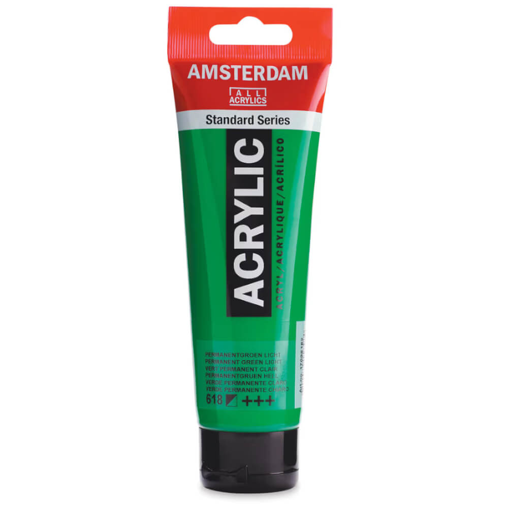 Amsterdam Standart Akrilik Boya 120 ml Permanent Green Light 618