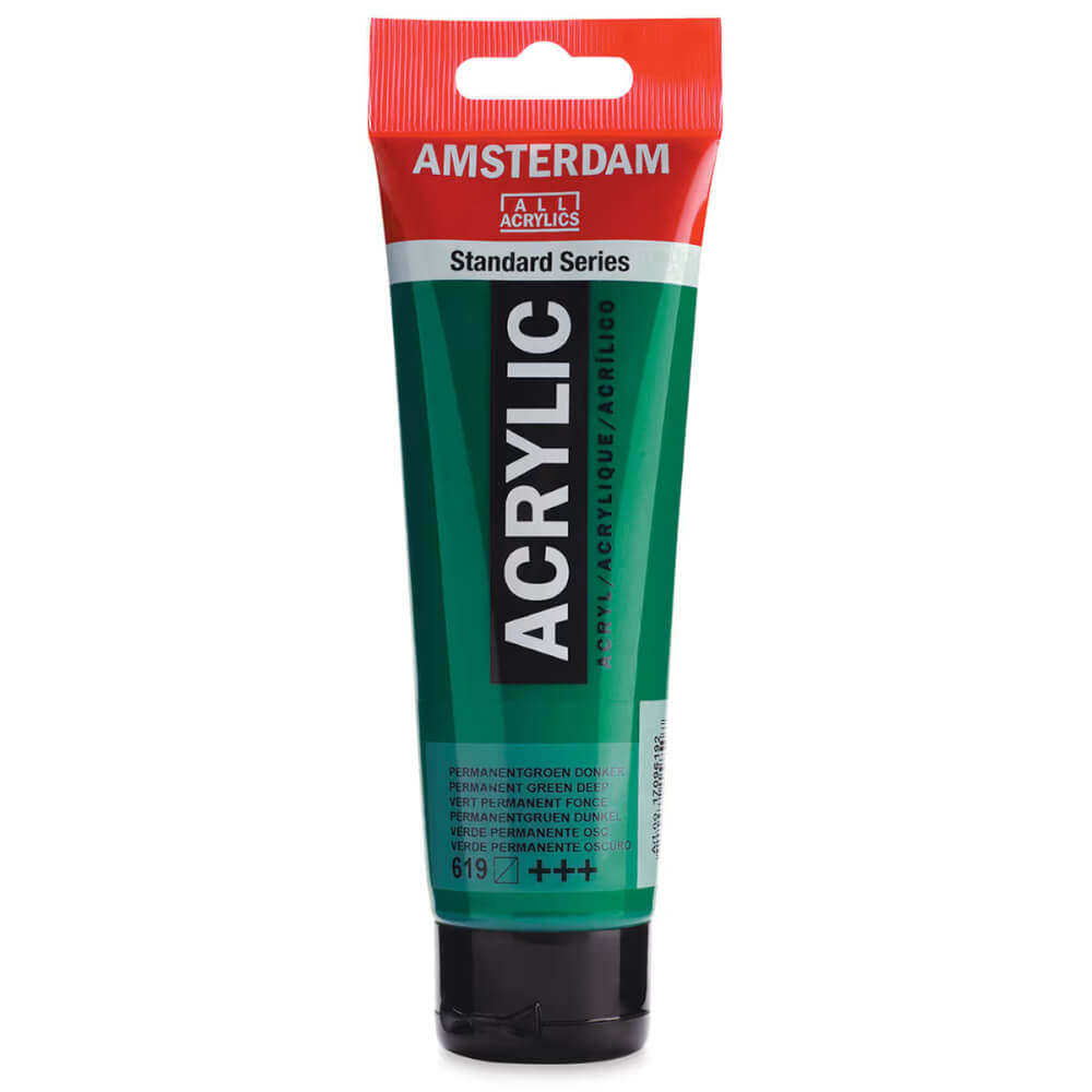 Amsterdam Standart Akrilik Boya 120 ml Permanent Green Deep 619