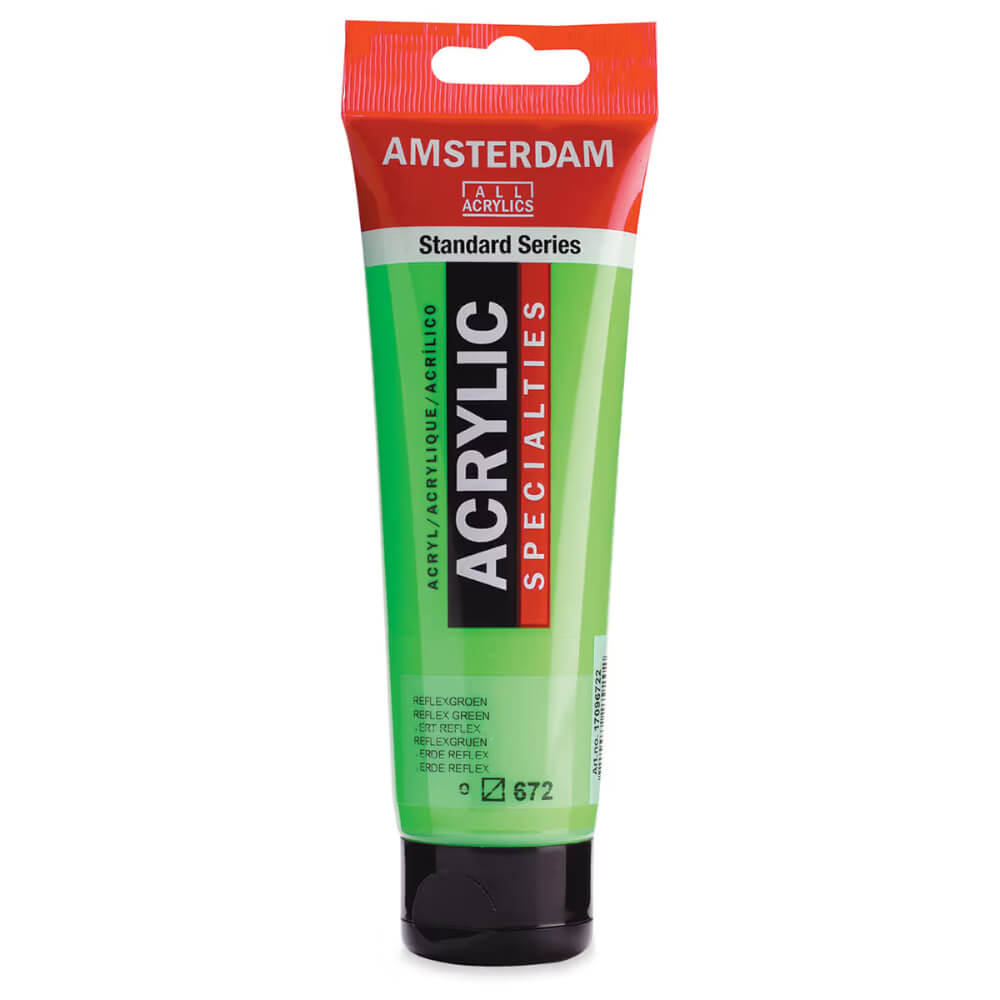 Amsterdam Standart Fosforlu Akrilik Boya 120 ml Reflex Green 672