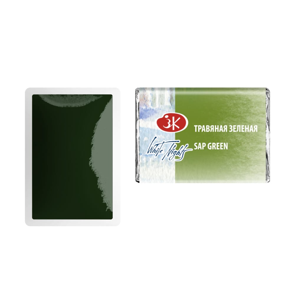St. Petersburg White Nights Extra-Fine Tam Tablet Artist Sulu Boya Sap Green 716 - Görsel 3