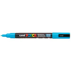 Uni Posca Pc-3M Su Bazlı Poster Marker 0.9 - 1.3 mm Light Blue 8