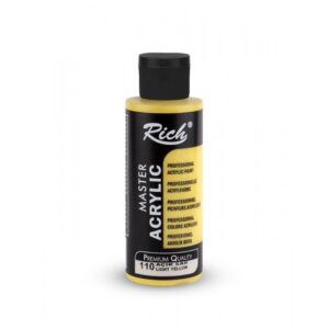 Rich Master Akrilik Boya 120 ml Açık Sarı 110
