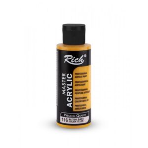 Rich Master Akrilik Boya 120 ml Altın Sarı 116