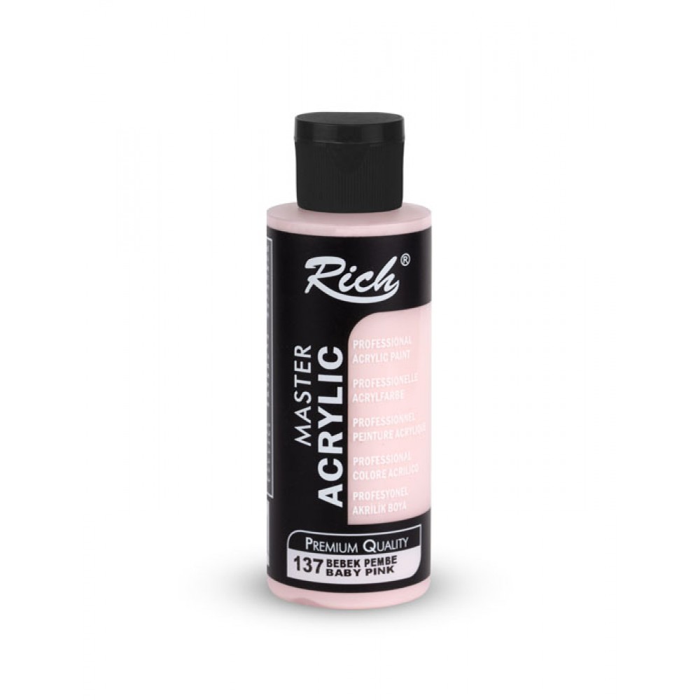 Rich Master Akrilik Boya 120 ml Bebek Pembe 137