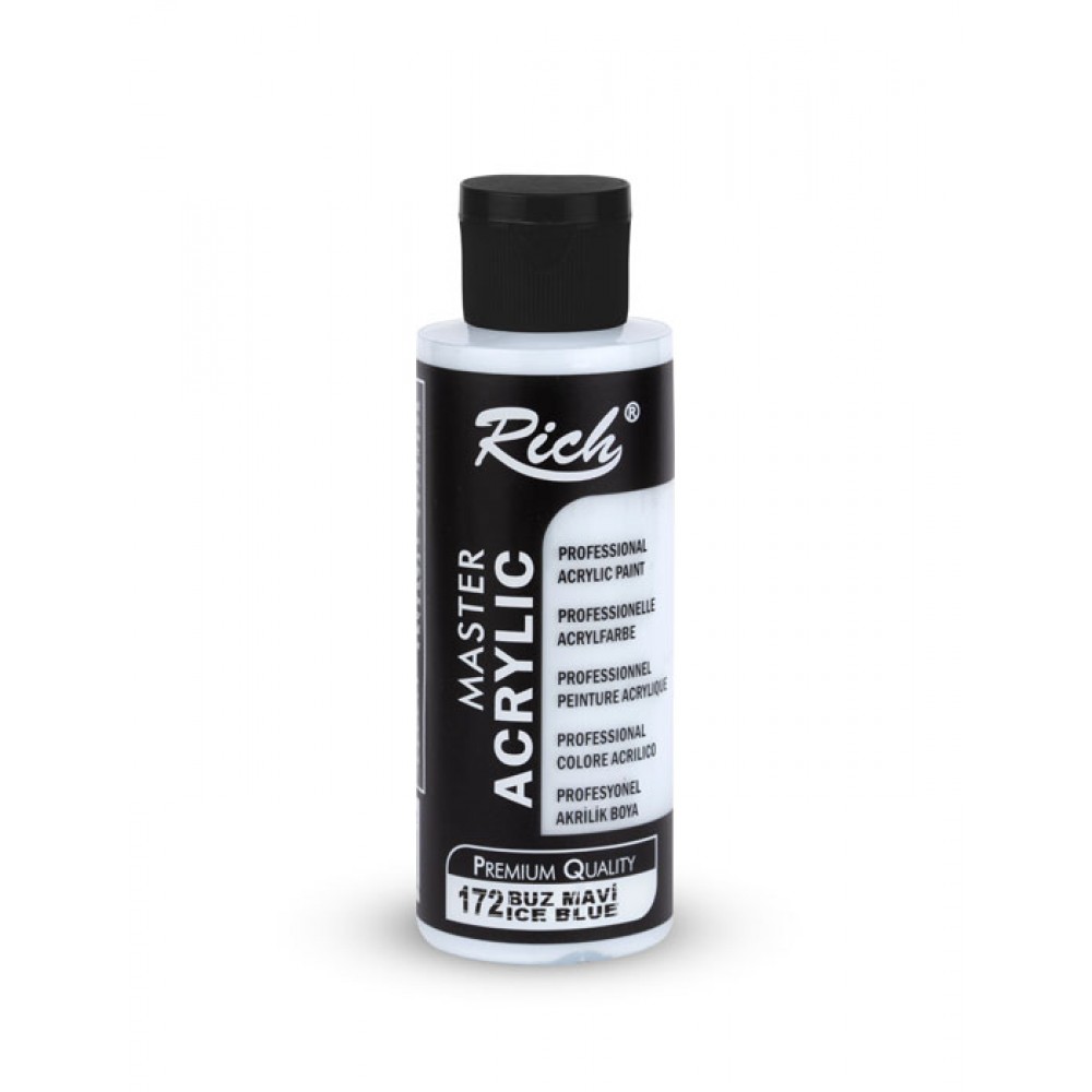 Rich Master Akrilik Boya 120 ml Buz Mavisi 172