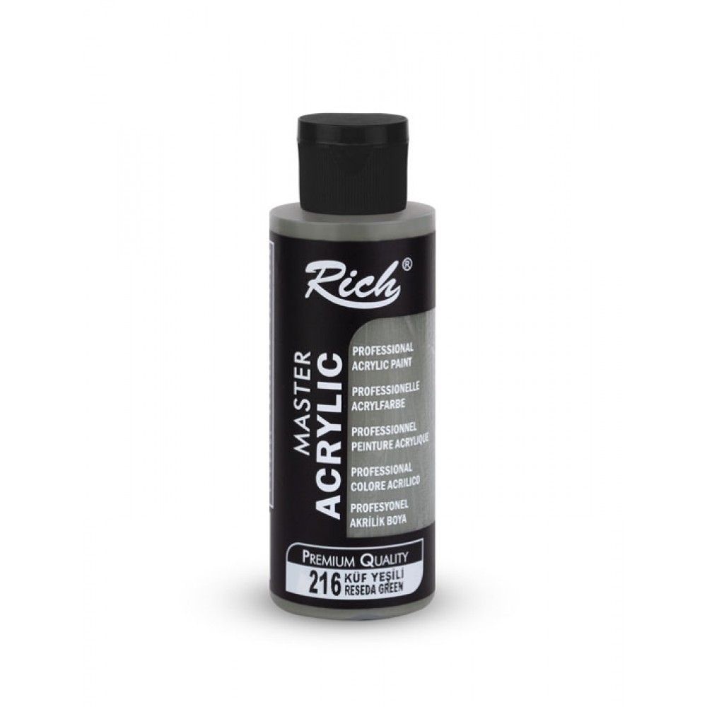 Rich Master Akrilik Boya 120 ml Küf Yeşili 216