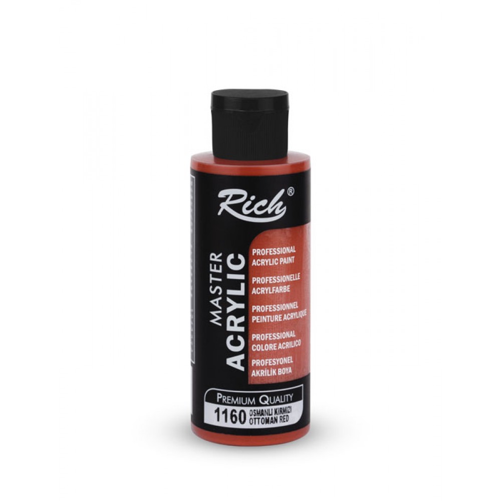Rich Master Akrilik Boya 120 ml Osmanlı Kırmızı 1160
