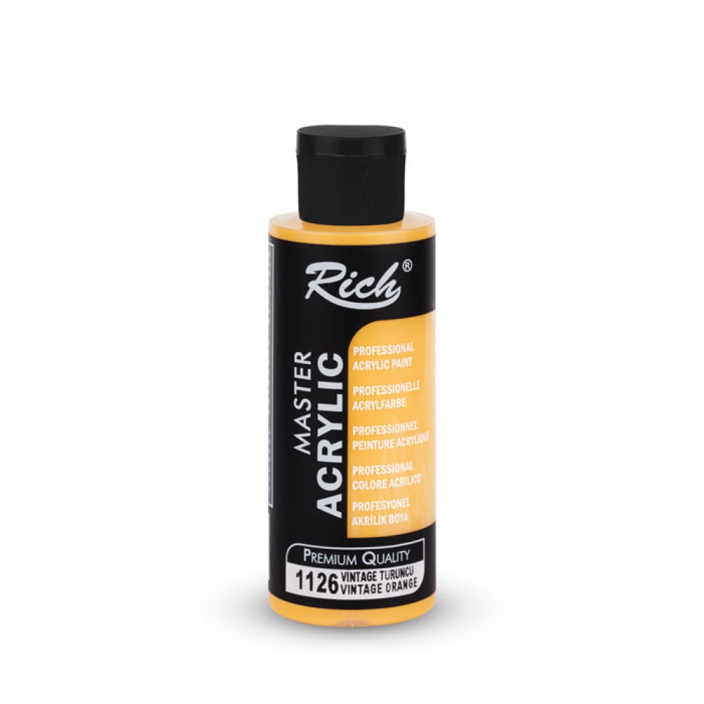 Rich Master Akrilik Boya 120 ml Vintage Turuncu 1126