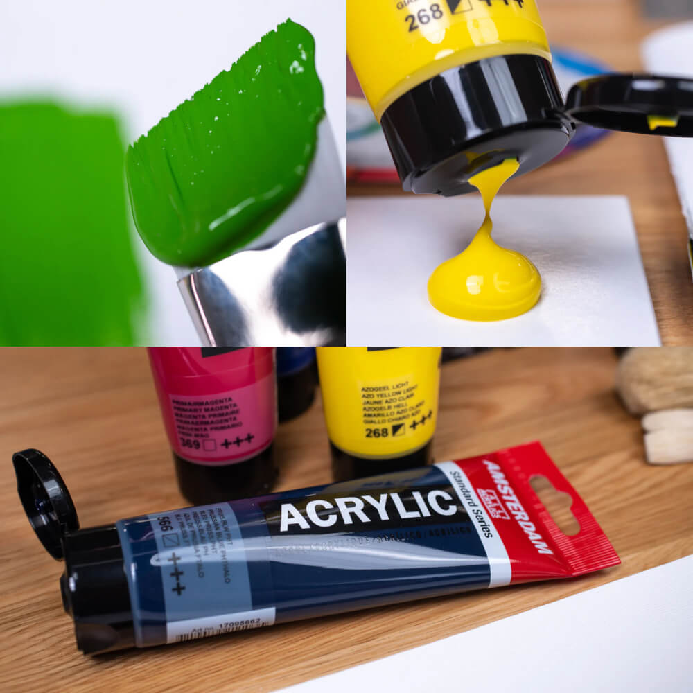 Amsterdam Standart Akrilik Boya 120 ml Permanent Green Light 618 - Görsel 3