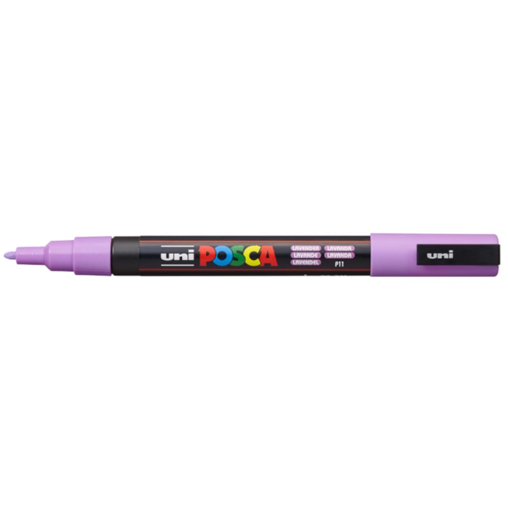 Uni Posca Pc-3M Su Bazlı Poster Marker 0.9 - 1.3 mm Lavender P11