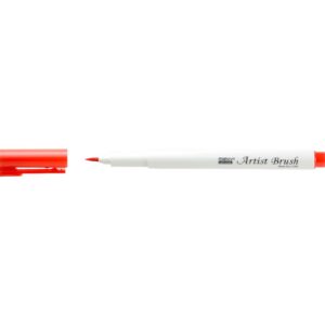 Marvy 1100 Artist Brush Su Bazlı Fırça Uçlu Kalem 02 Red