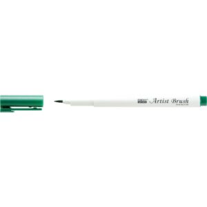 Marvy 1100 Artist Brush Su Bazlı Fırça Uçlu Kalem 04 Green