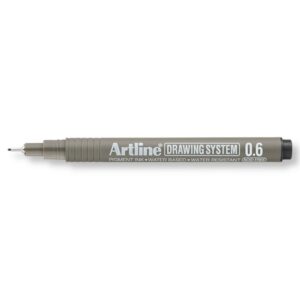 Artline Drawing System Teknik Çizim Kalemi Siyah 0.6 mm EK-236N
