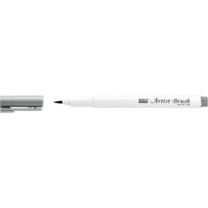Marvy 1100 Artist Brush Su Bazlı Fırça Uçlu Kalem 12 Grey