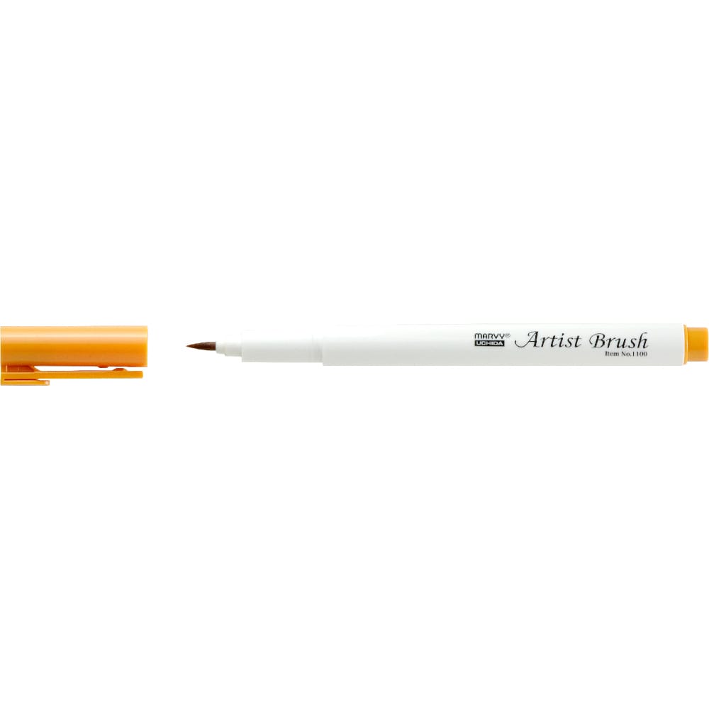 Marvy 1100 Artist Brush Su Bazlı Fırça Uçlu Kalem 13 Ochre