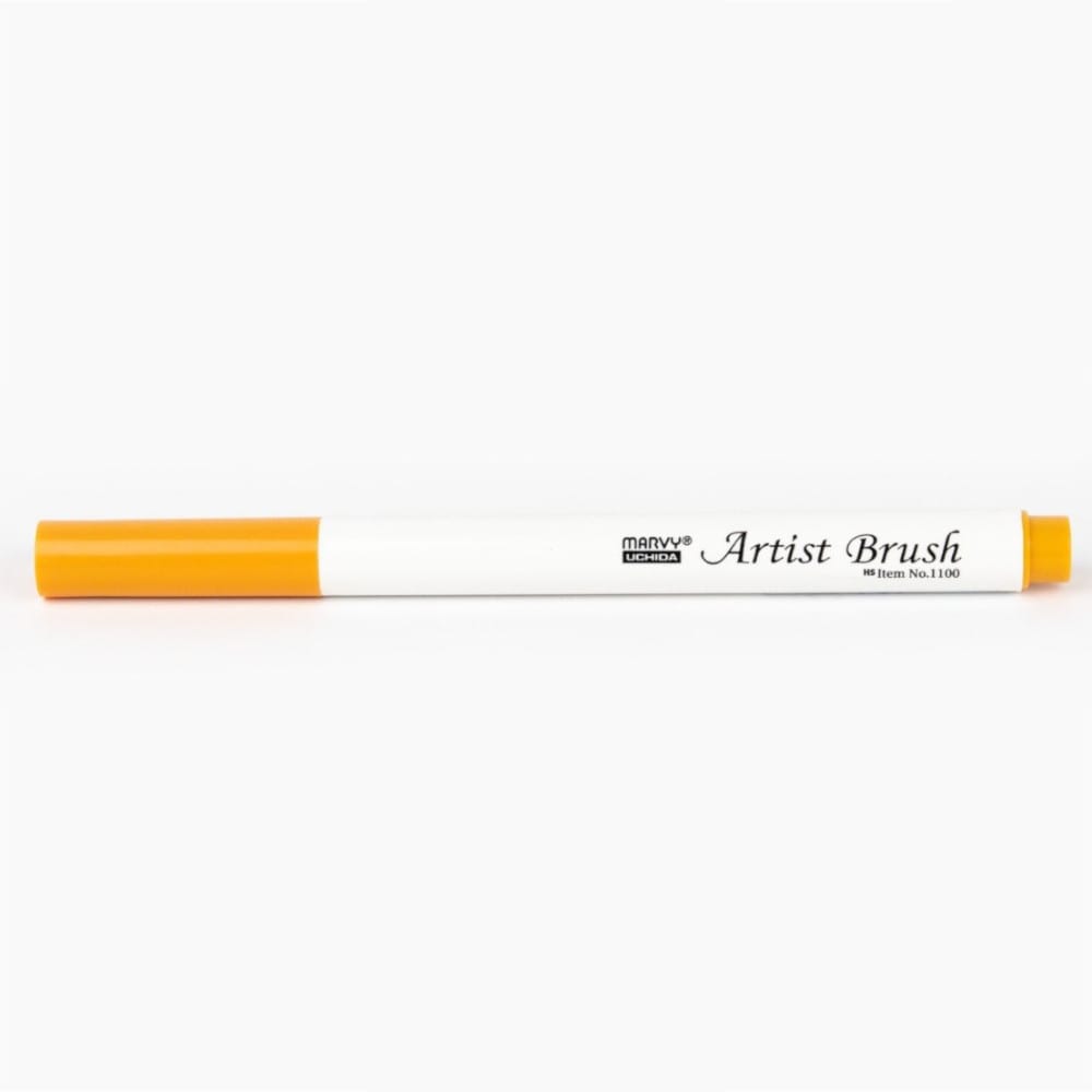 Marvy 1100 Artist Brush Su Bazlı Fırça Uçlu Kalem 13 Ochre - Görsel 2
