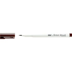 Marvy 1100 Artist Brush Su Bazlı Fırça Uçlu Kalem 18 Dark Brown