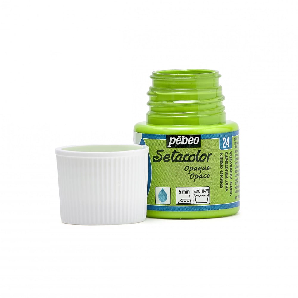 Pebeo Setacolor Opaque Kumaş Boyası 45 ml 24 Spring Green - Görsel 3